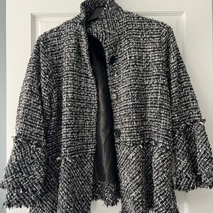 Black and White Women's Blazer